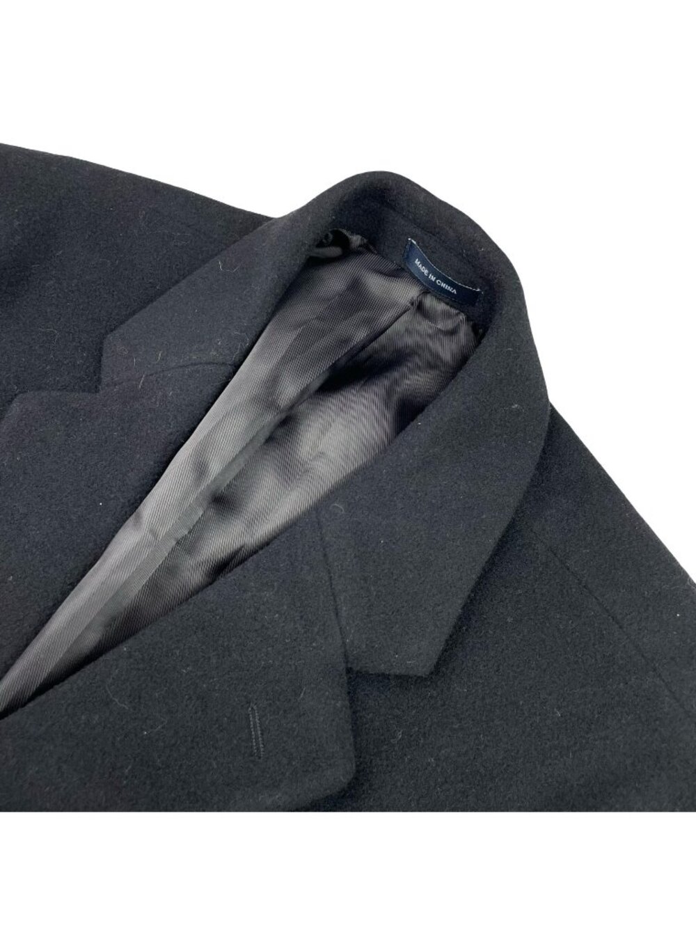 Chaps Ralph Lauren Men’s Wool Blend Trench Overcoat Black • 38R